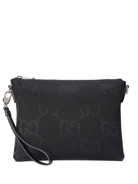 sacoche gucci jumbo|gucci leather shoulder bag.